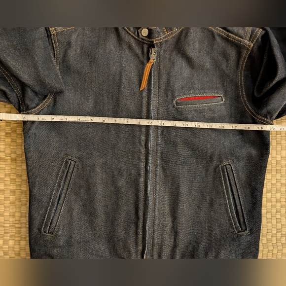 Iron Heart Denim Riders Jacket Indigo Men's Size 40 Made in Japan - Picture 5 of 6